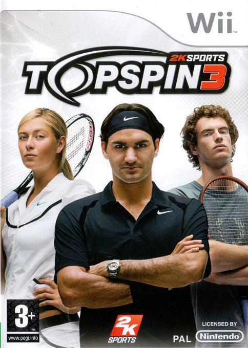 Wii-Top Spin 3 Tweedehands