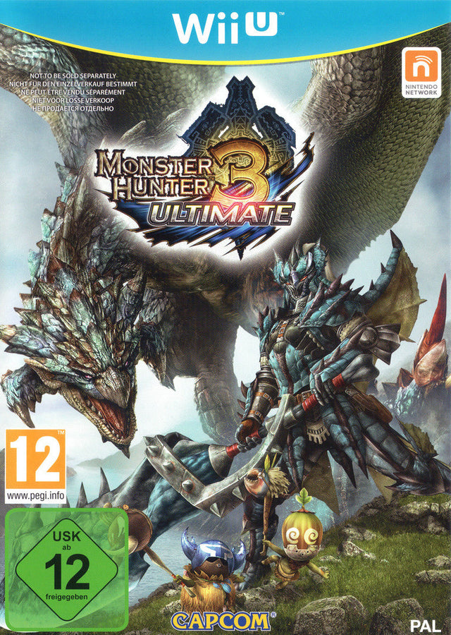 Nintendo Wii U Monster Hunter 3 Ultimate, bundelhoes met USK 12-label, niet voor losse verkoop, tweedehands