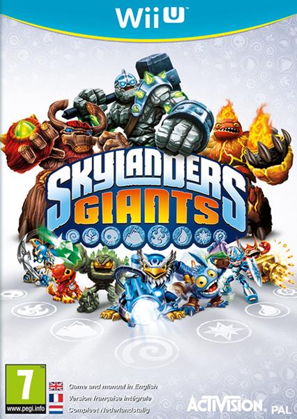 Nintendo Wii U Skylanders Giants, doos voorkant, Engels, Frans en Nederlandstalig, tweedehands
