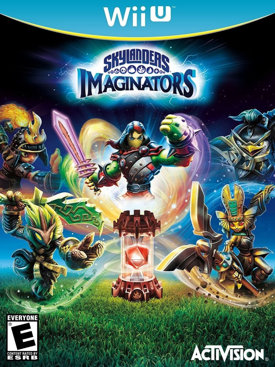 Nintendo Wii U Skylanders Imaginators, doos voorkant, Amerikaanse ESRB-uitgave, tweedehands