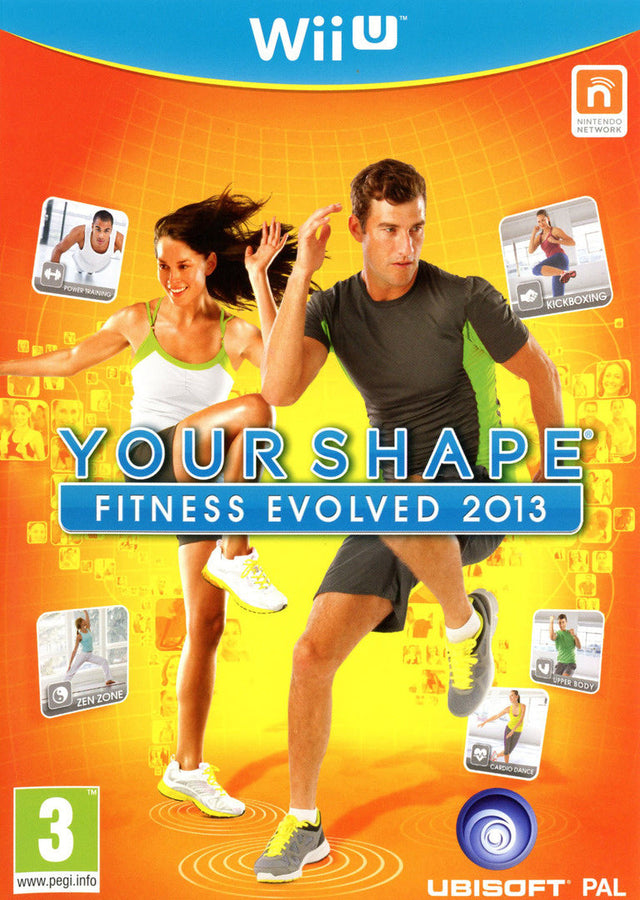 Nintendo Wii U Your Shape Fitness Evolved 2013, doos voorkant, tweedehands