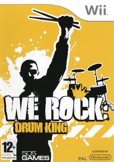 Wii-We Rock Drum King Tweedehands