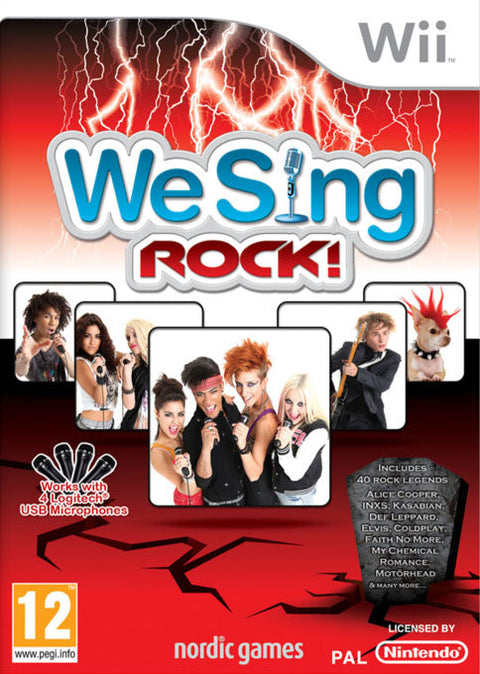 Wii-We Sing Rock Tweedehands