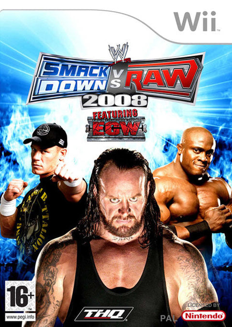 Wii-WWE SmackDown vs. Raw 2008 Tweedehands
