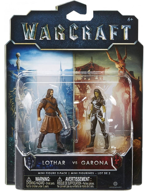 World of Warcraft-Lothar vs Garona Mini Figure 2-pack (Nieuw)