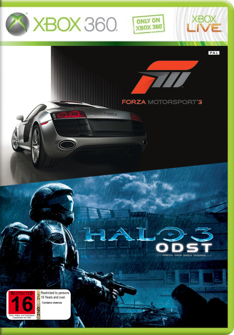 Xbox 360-Forza Motorsport 3 & Halo 3: ODST Tweedehands