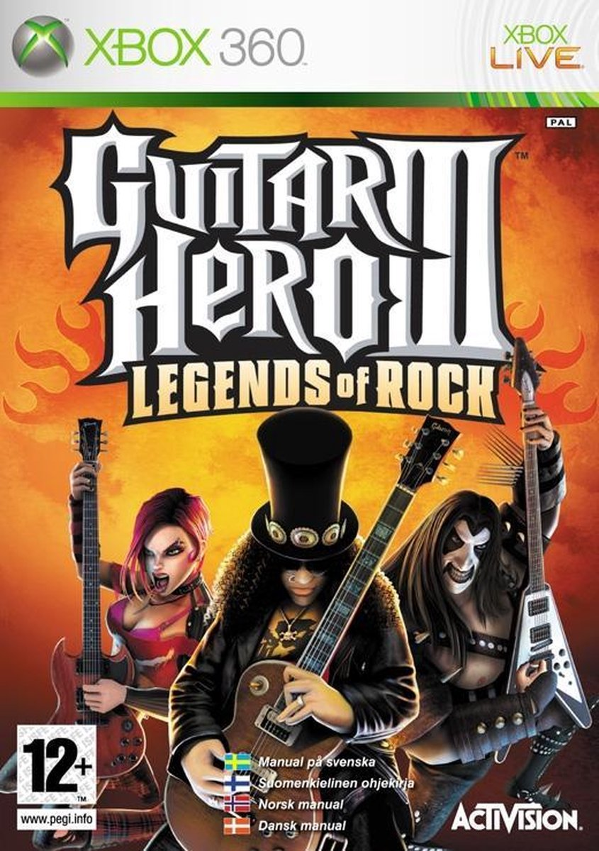 Xbox 360-Guitar Hero III: Legends of Rock Tweedehands