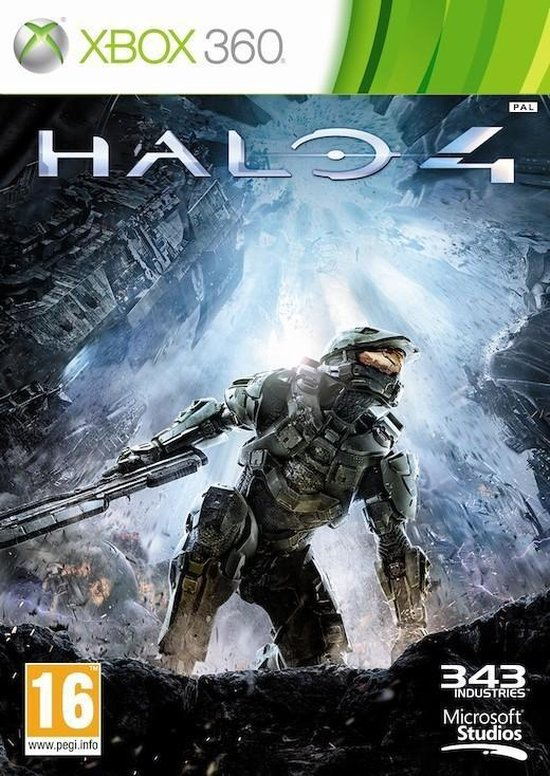 Xbox 360 Halo 4, doos voorkant, tweedehands