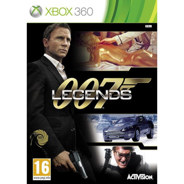 Xbox 360 James Bond 007 Legends, doos voorkant met Daniel Craig, tweedehands