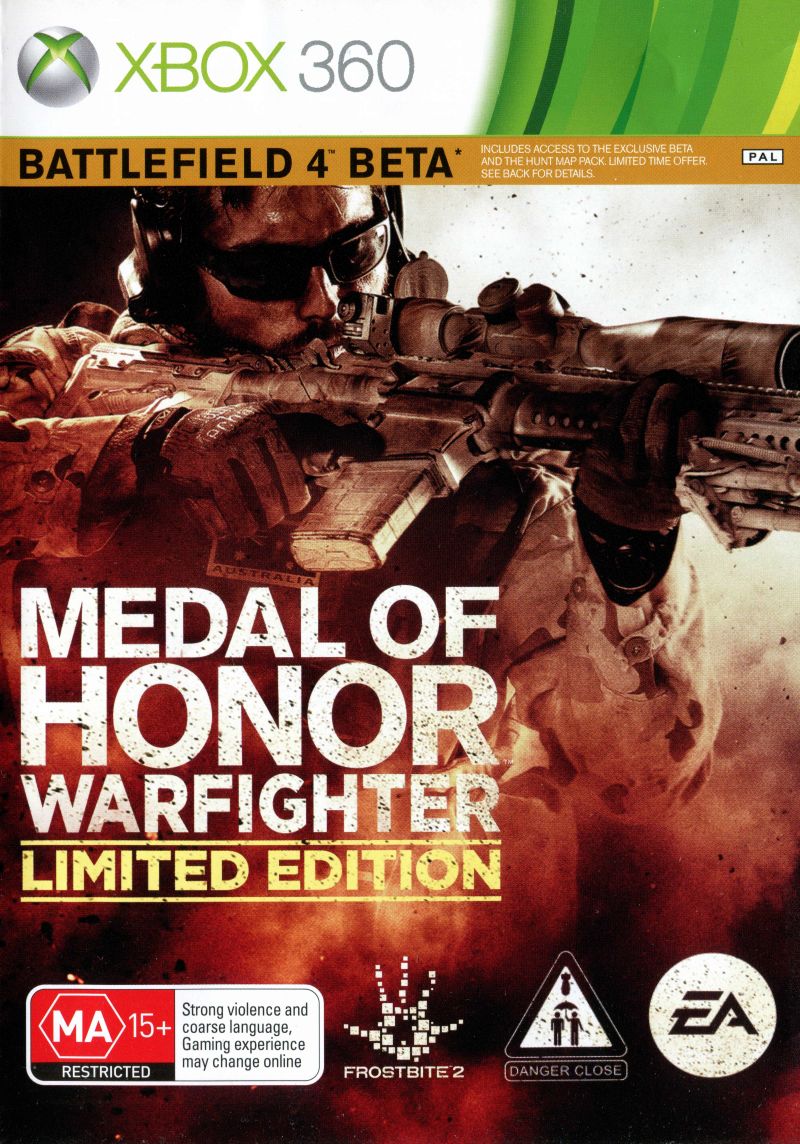 Xbox 360-Medal Of Honor: Warfighter - Limited Edition Tweedehands