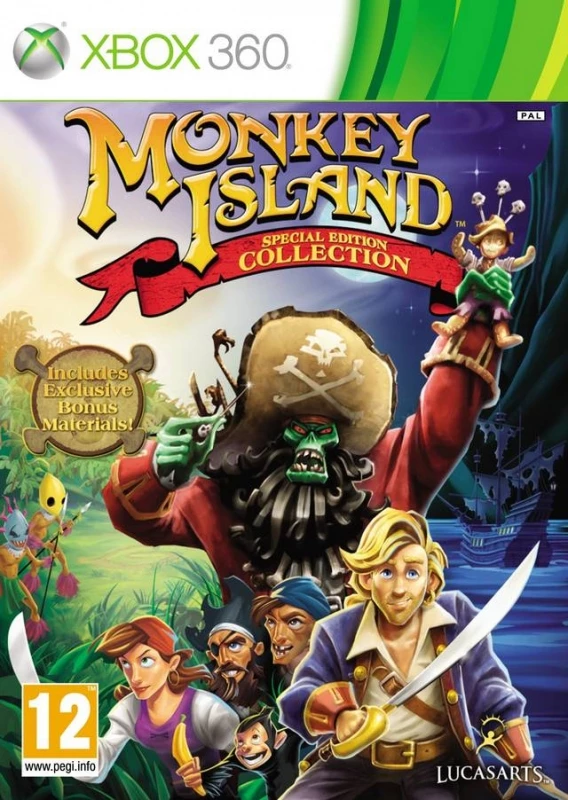 Xbox 360-Monkey Island Special Edition Collection Tweedehands