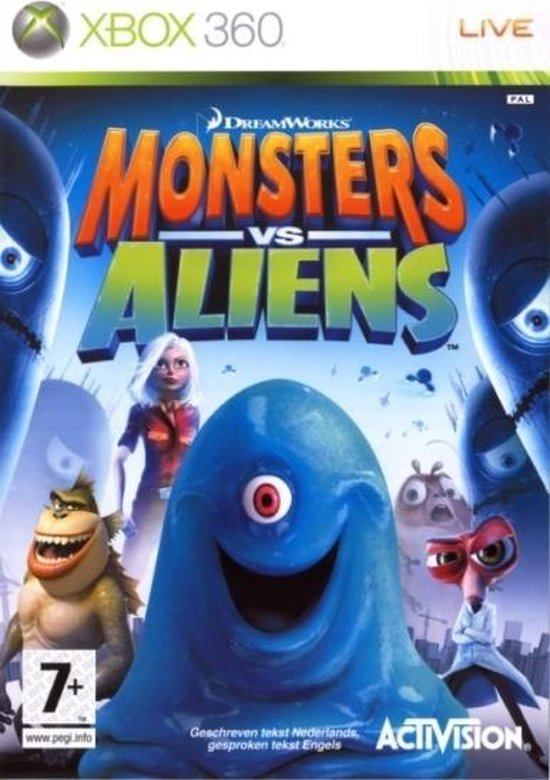 Xbox 360-Monsters vs. Aliens Tweedehands
