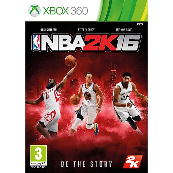 Xbox 360 NBA 2K16, doos voorkant, tweedehands