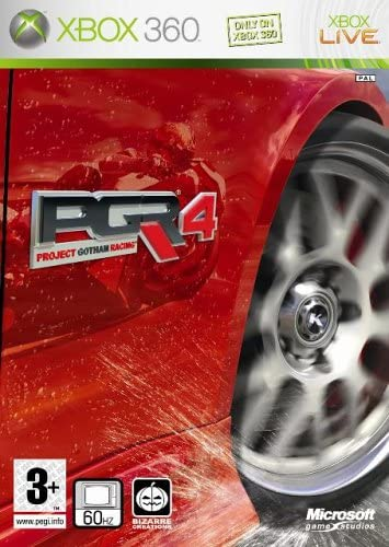 Xbox 360 Project Gotham Racing 4, doos voorkant, tweedehands