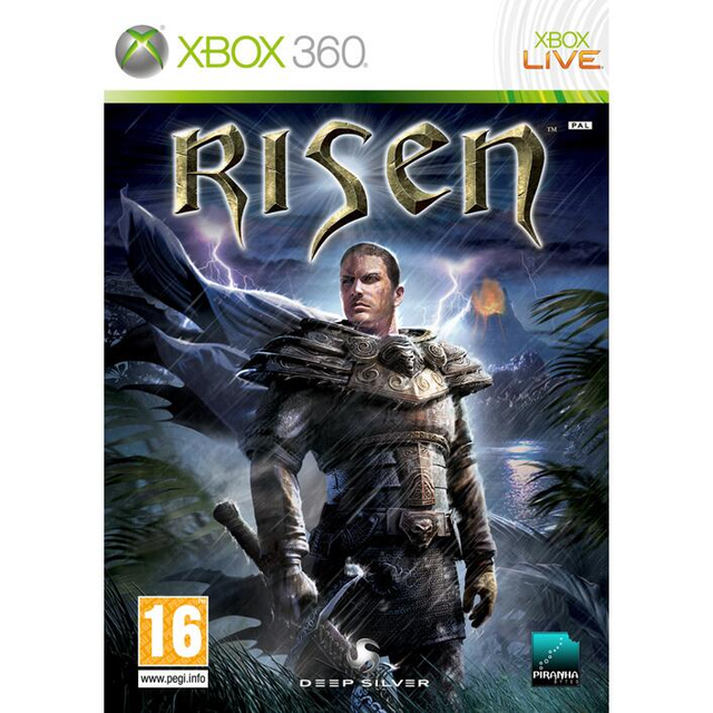 Xbox 360 Risen van Deep Silver, rollenspel, doos voorkant, tweedehands
