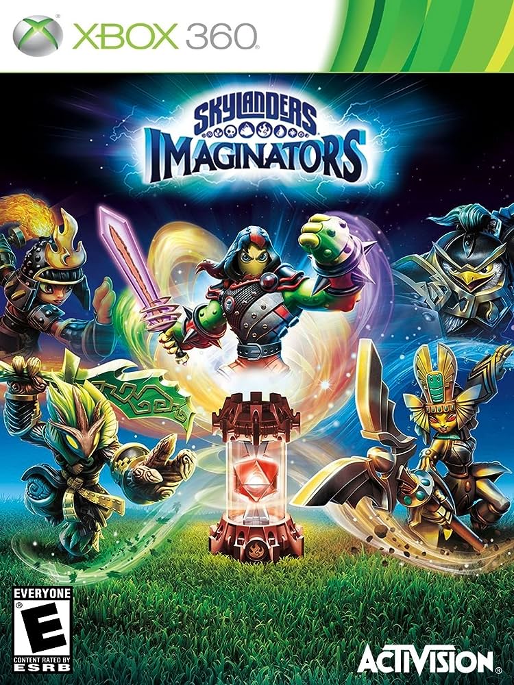 Xbox 360 Skylanders Imaginators, los spel zonder figuren, doos voorkant Amerikaanse ESRB-uitgave, tweedehands