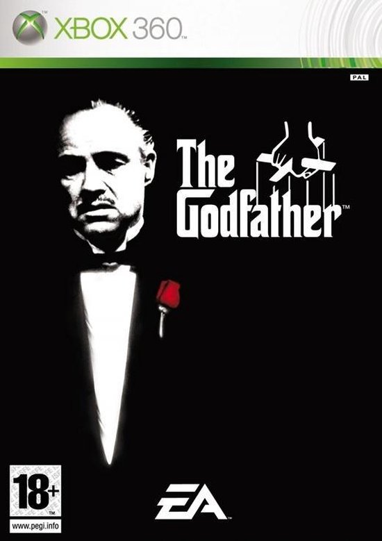 Xbox 360 The Godfather, doos voorkant, tweedehands
