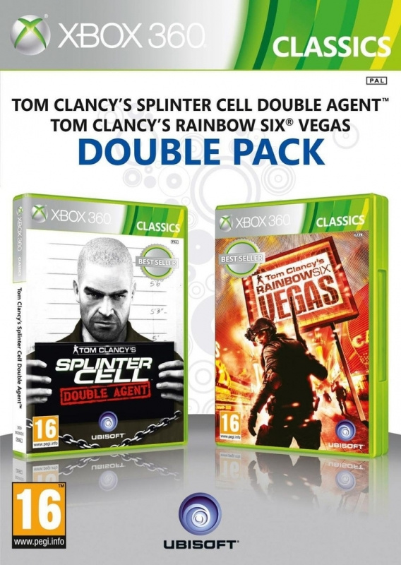 Xbox 360-Tom Clancy's Splinter Cell Double Agent & Rainbow Six Vegas Tweedehands