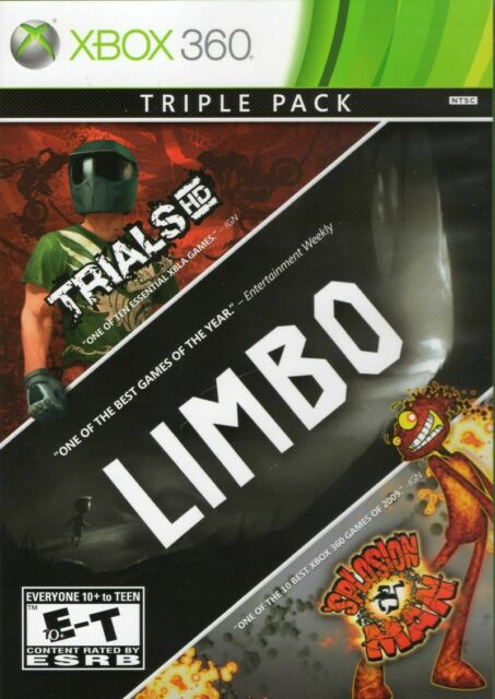 Xbox 360-Trials HD & Limbo & Splosion Man Tweedehands