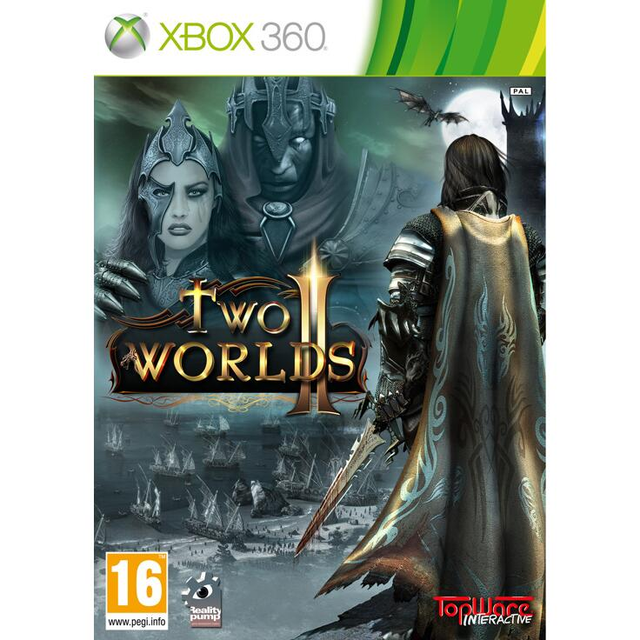 Xbox 360 Two Worlds II, rollenspel, doos voorkant, tweedehands