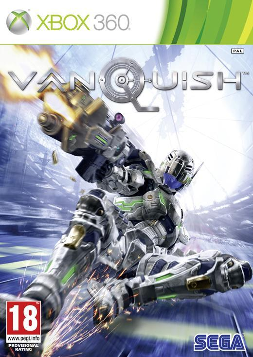 Xbox 360 Vanquish, doos voorkant, tweedehands
