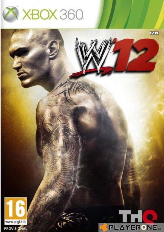 Xbox 360 WWE 12, doos voorkant, tweedehands