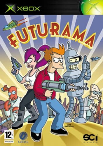 Xbox Futurama, doos voorkant, tweedehands