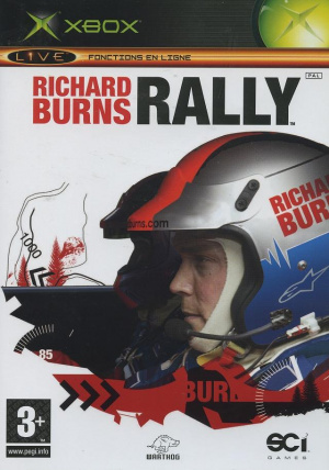 Xbox Richard Burns Rally, doos voorkant, Franse uitgave, tweedehands