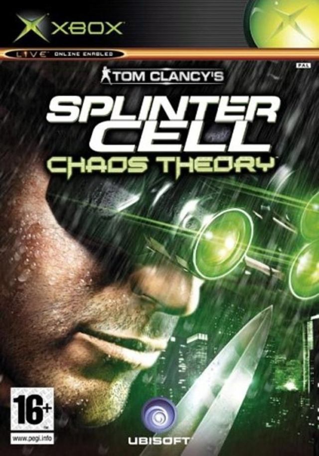 Xbox Tom Clancy's Splinter Cell Chaos Theory, doos voorkant, tweedehands