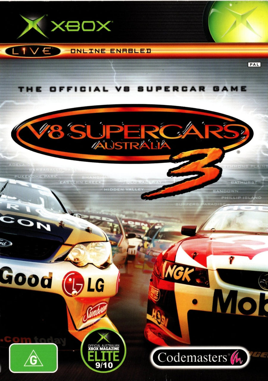 Xbox Classic-V8 Supercars Australia 3 Tweedehands