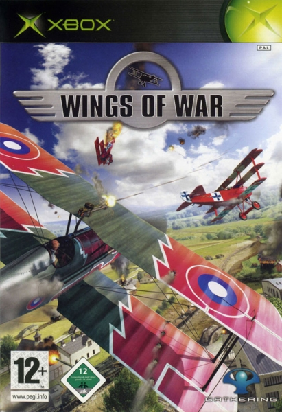 Xbox Wings of War, doos voorkant met USK-label, tweedehands