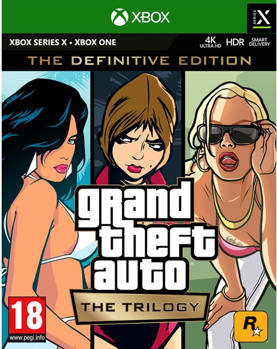 Xbox One Grand Theft Auto The Trilogy The Definitive Edition, doos voorkant, tweedehands