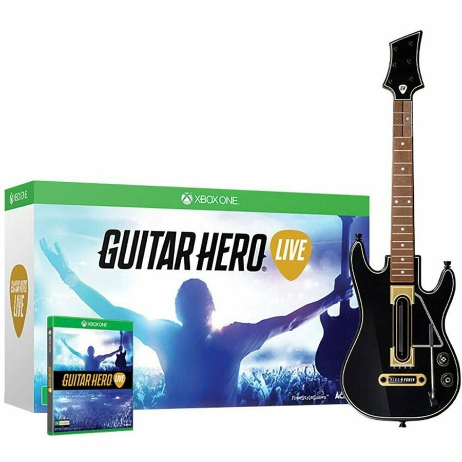 Xbox One-Guitar Hero Live + Gitaar Bundel (Incl. Dongle) Tweedehands