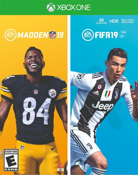 Xbox One-Madden 19 & FIFA 19 Tweedehands