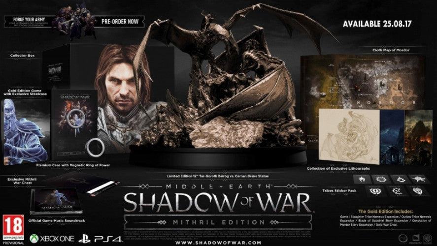 Xbox One-Middle-earth: Shadow of War - Mithril Edition Tweedehands