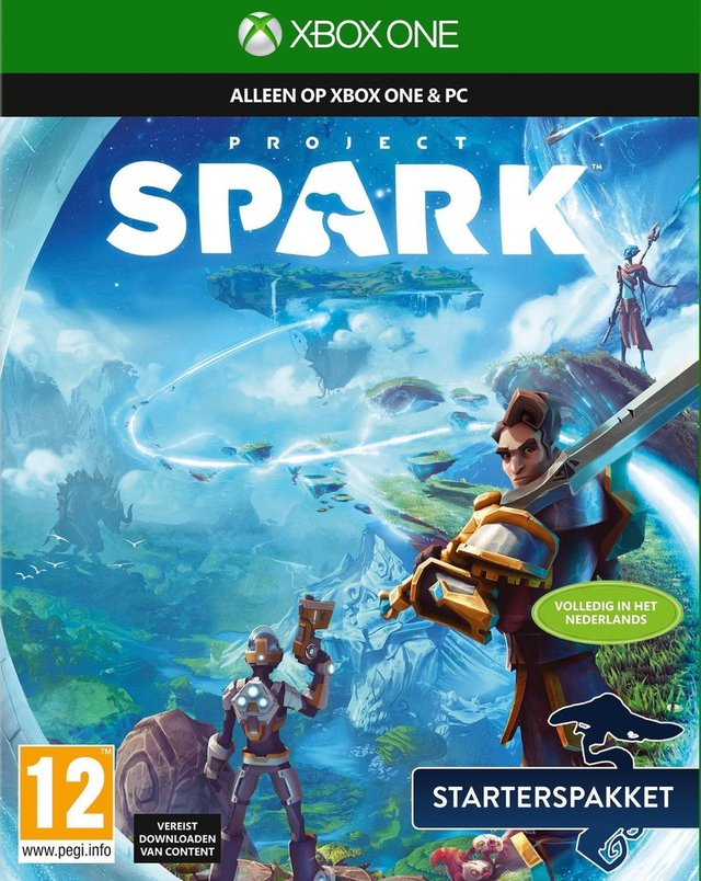 Xbox One Project Spark Starterspakket, doos voorkant met Nederlandse tekst, tweedehands